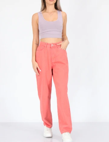 Blugi SHEIN, roz Roz