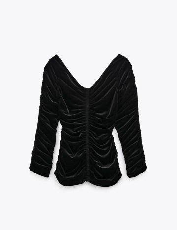 Top Zara, negru, M