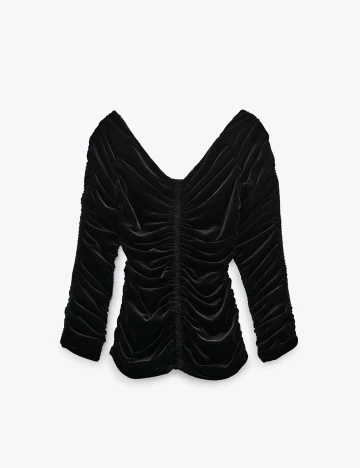 Top Zara, negru, M