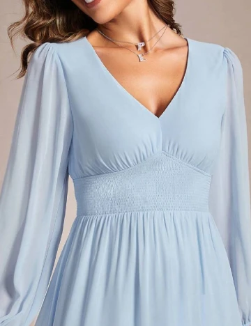 Rochie medie Ever-Pretty, bleu Albastru