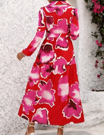 Rochie medie SHEIN, rosu Rosu