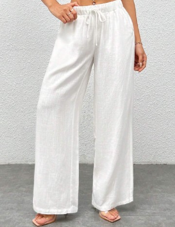 
						Pantaloni SHEIN, alb