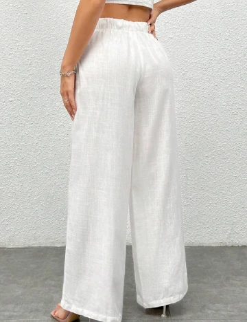 Pantaloni SHEIN, alb