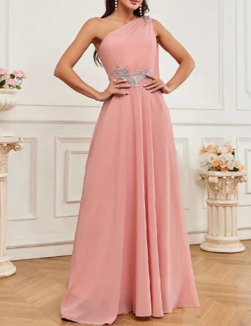 Rochie lunga SHEIN, roz Roz