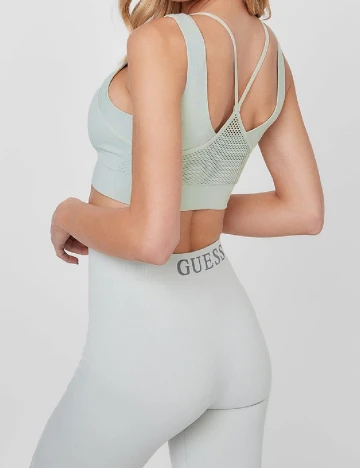 Bustiera sport Guess, verde