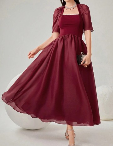 
						Rochie lunga SHEIN, rosu