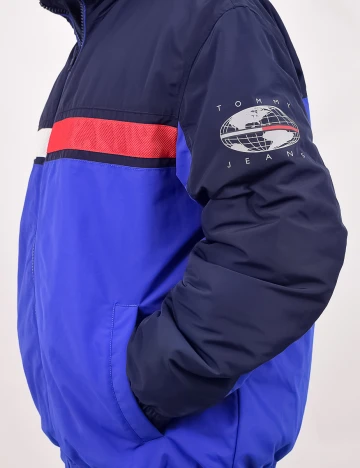 Geaca Tommy Hilfiger, bleumarin, L Albastru