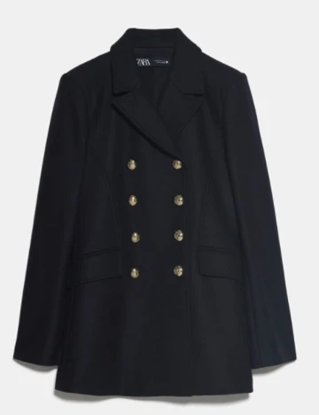 Palton Zara, negru, XS