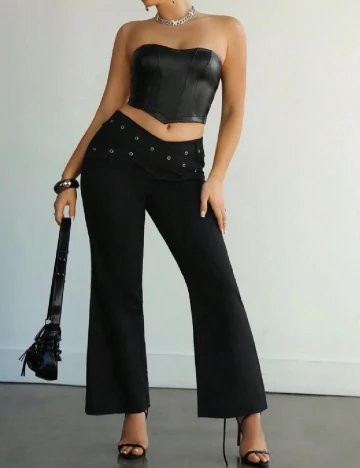 Pantaloni SHEIN, negru