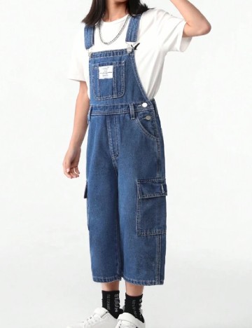 
						Salopeta Shein Kids, albastru