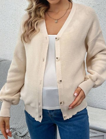 
						Cardigan SHEIN Maternity, crem