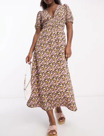 Rochie medie ASOS, floral print Floral print