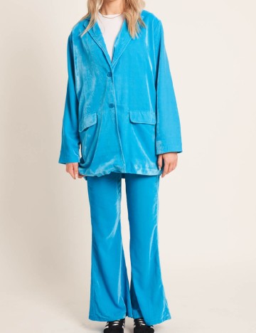 
						Sacou Oversize Native Youth, albastru