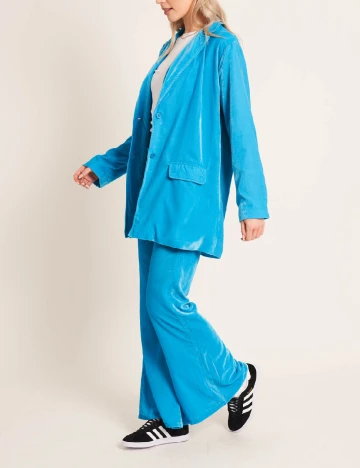 Sacou Oversize Native Youth, albastru Albastru