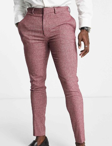 Pantaloni ASOS, visiniu