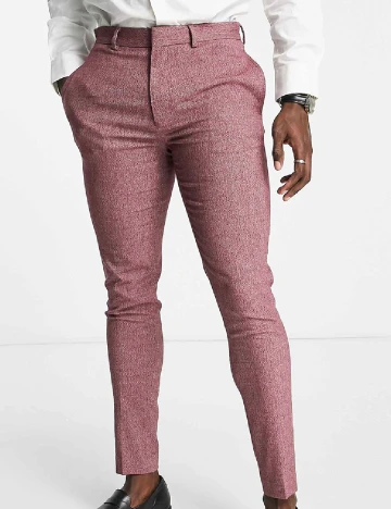 Pantaloni ASOS, visiniu