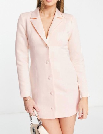 Rochie scurta Miss Selfridge, roz pal
