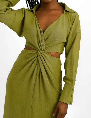 Rochie lunga ASOS, verde Verde