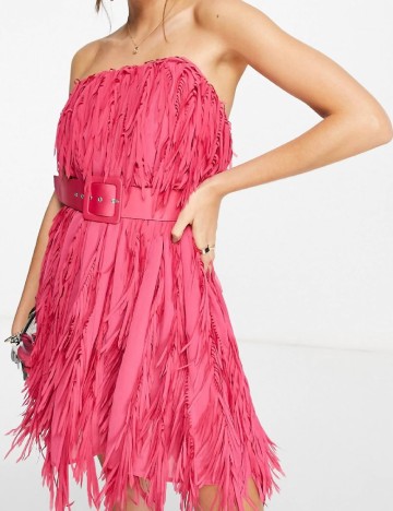 Rochie scurta ASOS, roz