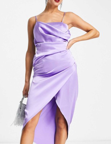 Rochie medie ASOS, mov