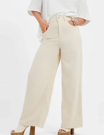 Pantaloni Top Shop, ecru