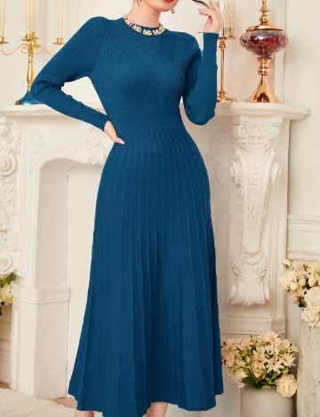 
						Rochie medie SHEIN, albastru