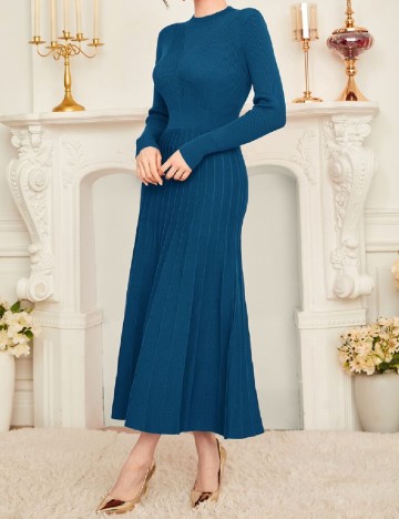 Rochie medie SHEIN, albastru