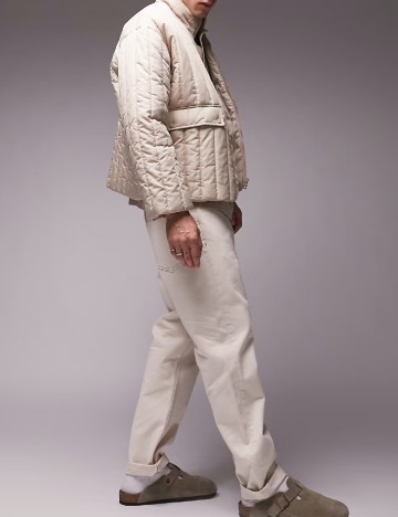 Geaca Topman, crem