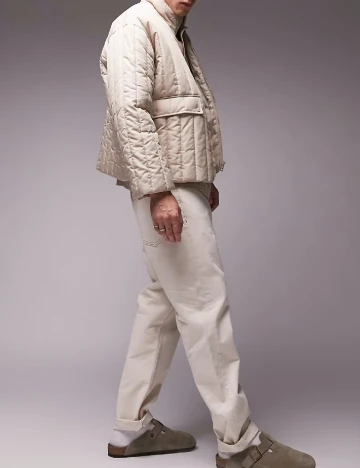 Geaca Topman, crem