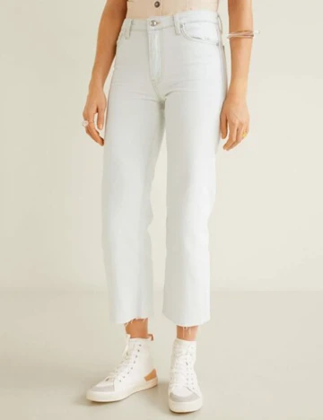 Blugi Mango, albastru denim, 38 Albastru