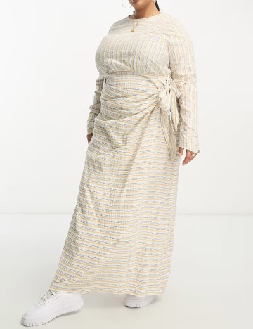 
						Rochie lunga ASOS Curve, mix culori