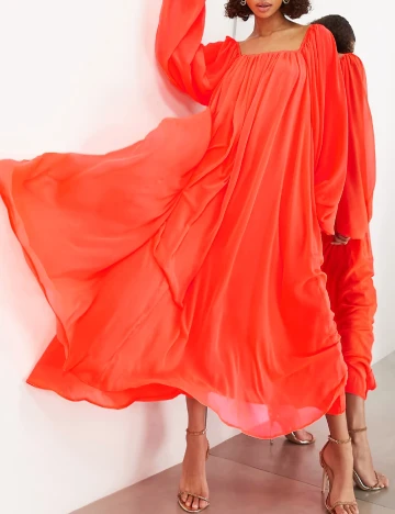 Rochie lunga ASOS, portocaliu Portocaliu