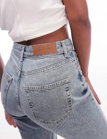 Blugi Top Shop, albastru Albastru