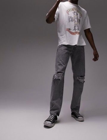 
						Blugi Topman, gri