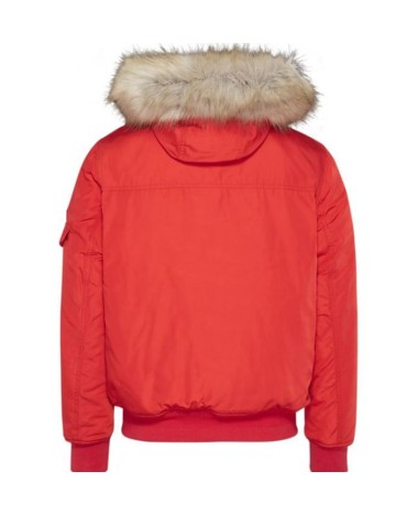 Geaca Tommy Hilfiger, rosu, S