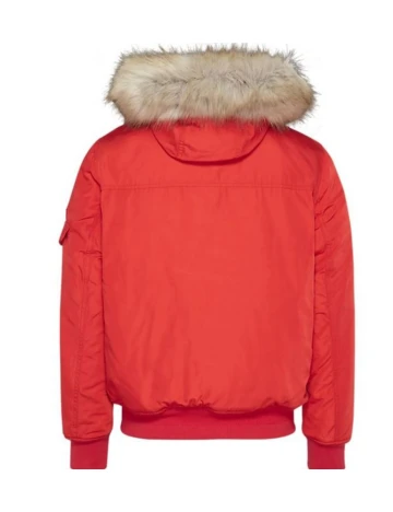 Geaca Tommy Hilfiger, rosu, S