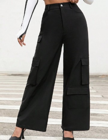 Pantaloni SHEIN, negru