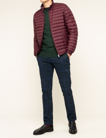 Geaca Tommy Hilfiger, visiniu, L