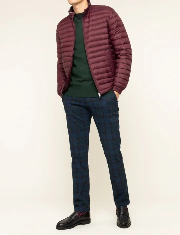 Geaca Tommy Hilfiger, visiniu, L Rosu