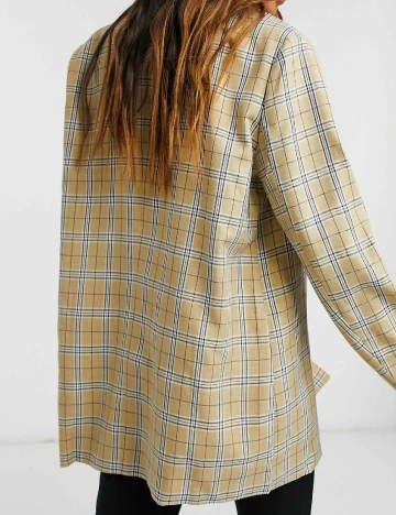 Sacou Urban Threads Plus Size, kaki
