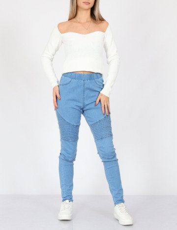
						Pantaloni SHEIN, albastru