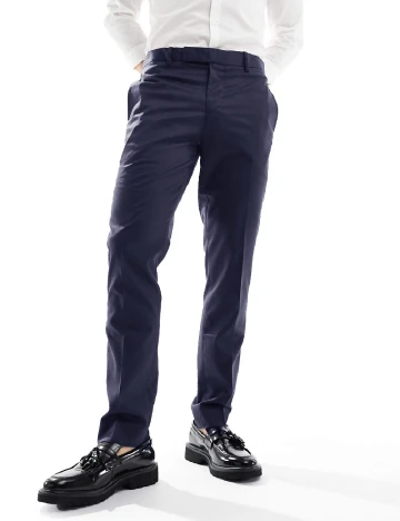 Pantaloni Bolongaro Trevor, bleumarin Albastru
