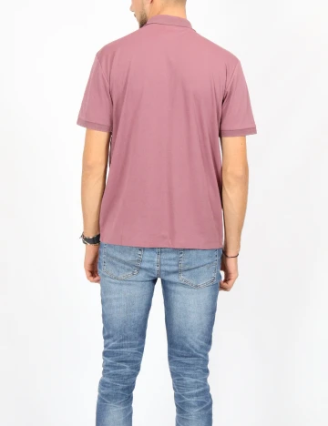 Tricou Selected, roz pudra inchis Roz