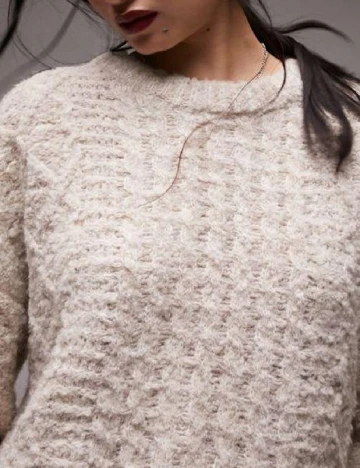 Pulover Top Shop, crem