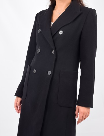 Palton Zara, negru, M