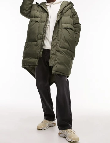 Geaca Oversize Topman, verde Verde