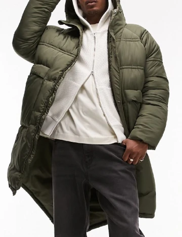 Geaca Oversize Topman, verde Verde