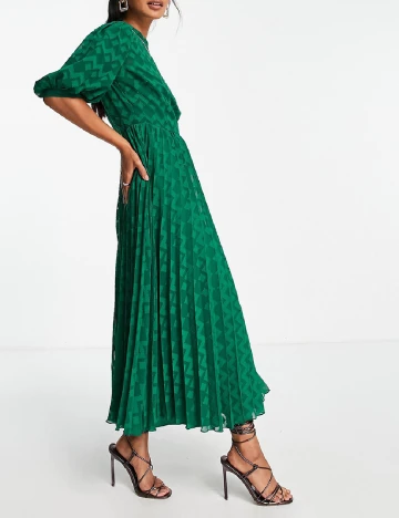 Rochie lunga ASOS, verde Verde