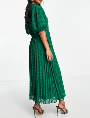 Rochie lunga ASOS, verde Verde