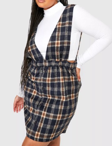 
						Rochie scurta Boohoo Plus Size, bleumarin